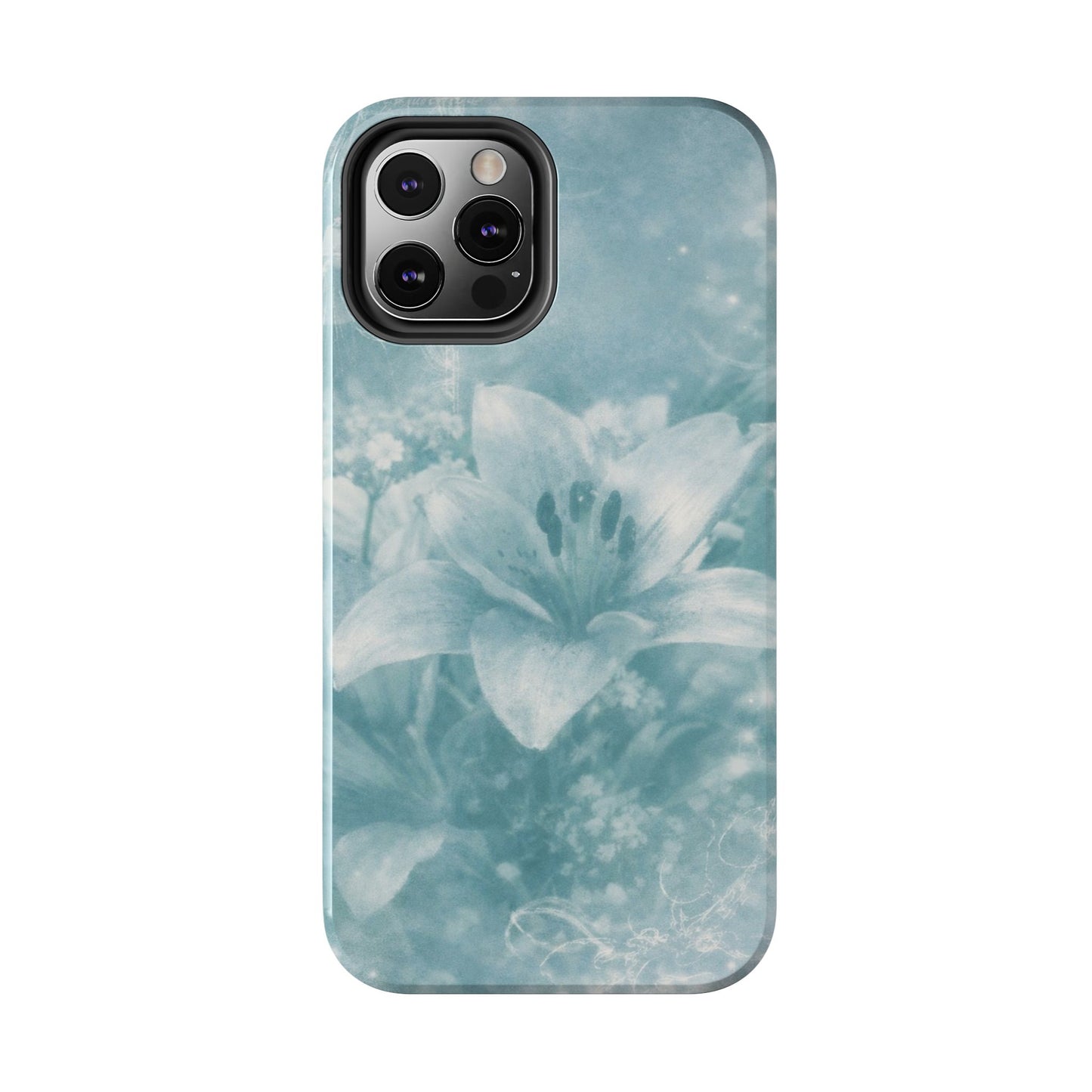 Teal Lily - Protective Phone Case
