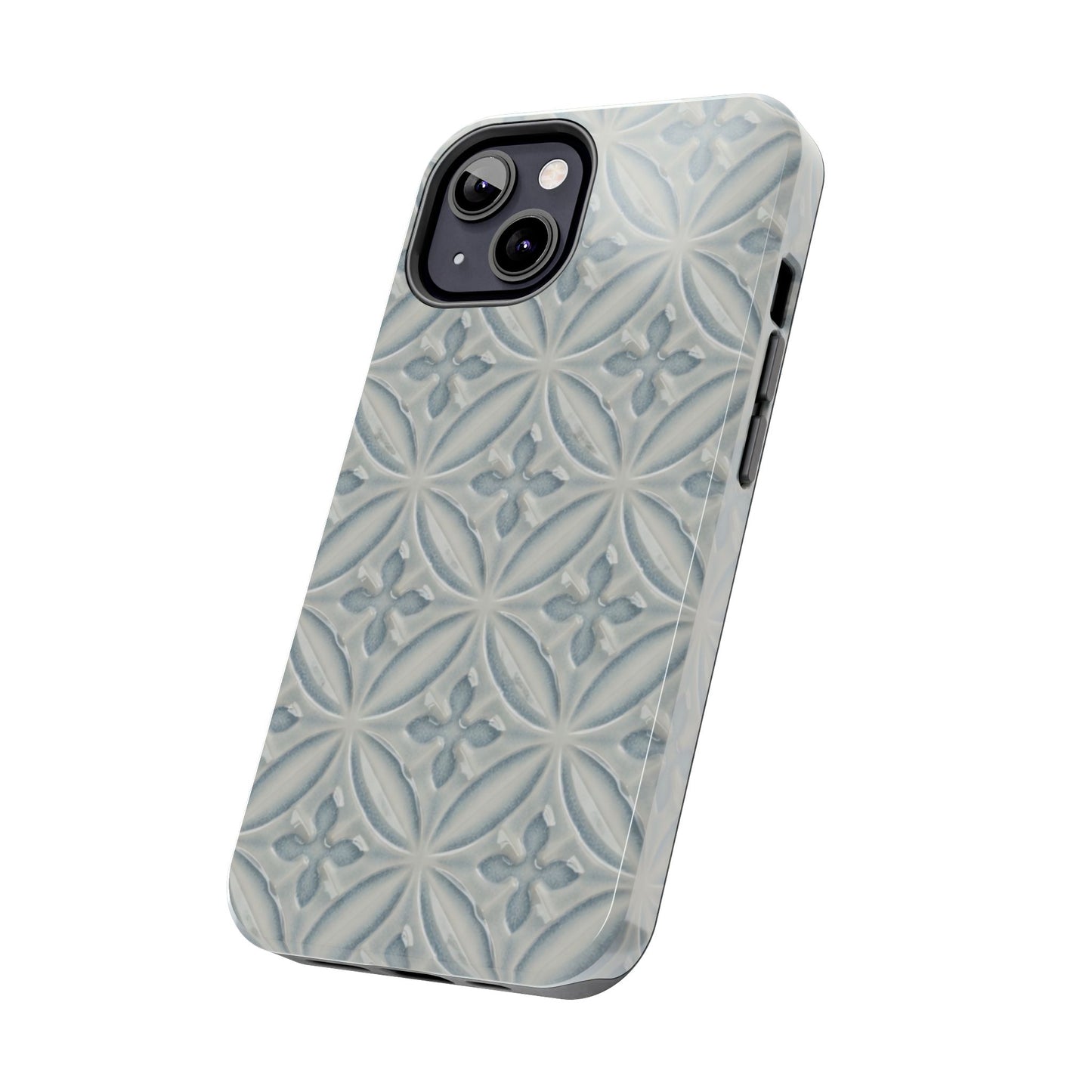 Vintage Blue Tile - Protective Phone Case