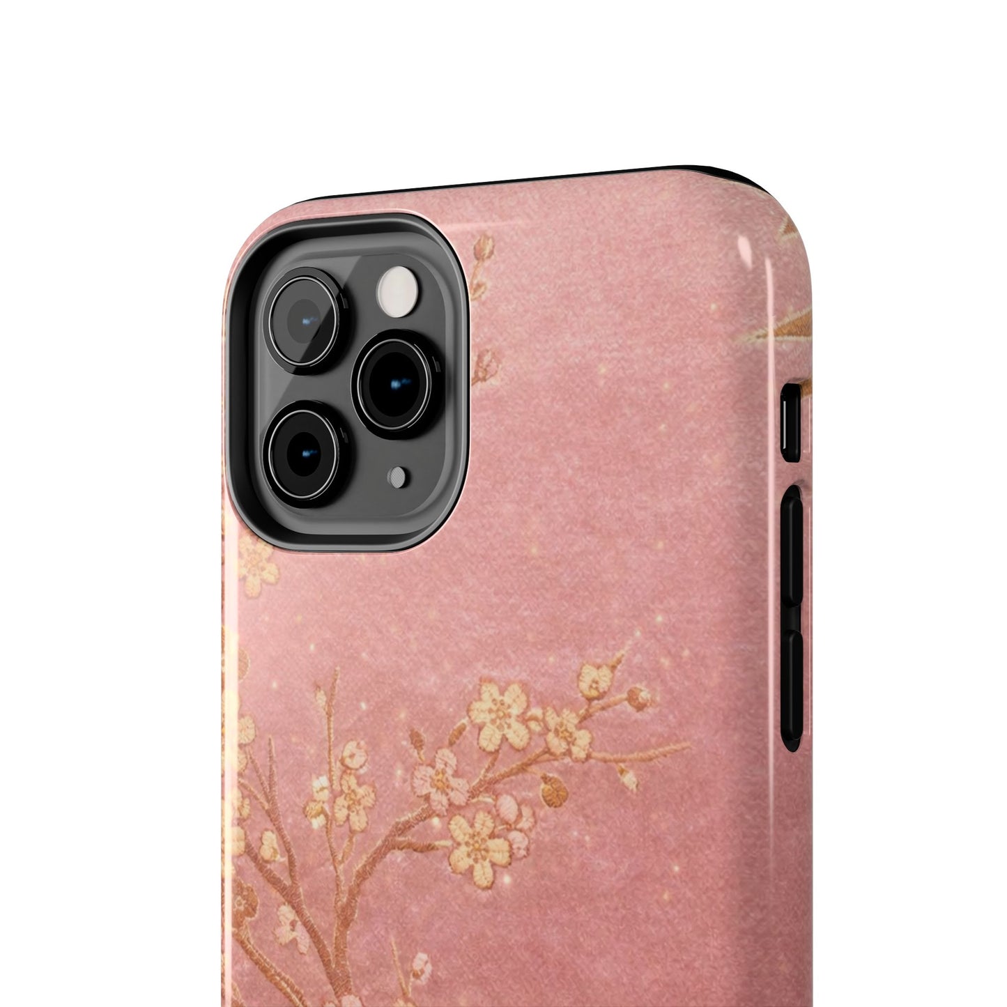 Pink Gold Cherry Blossom - Protective Phone Case
