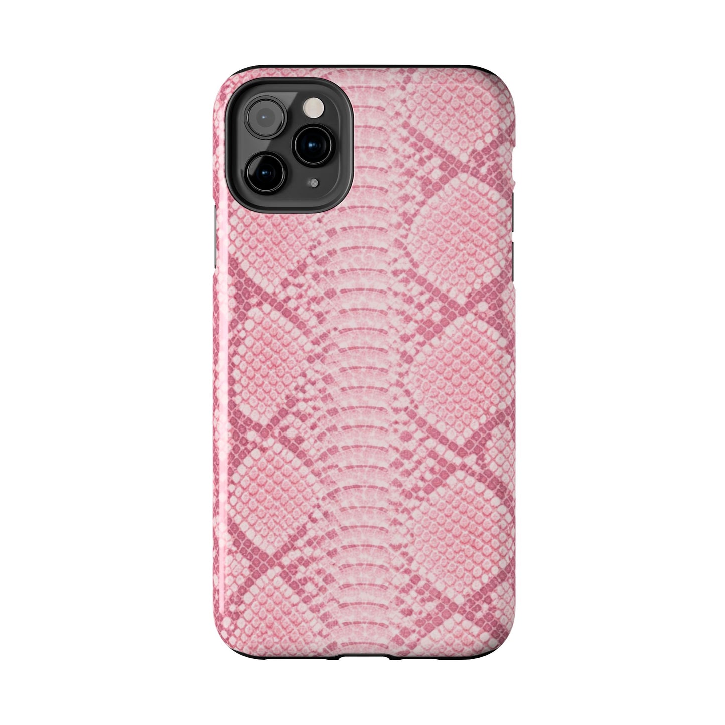 Pink Snake Skin - Protective Phone Case