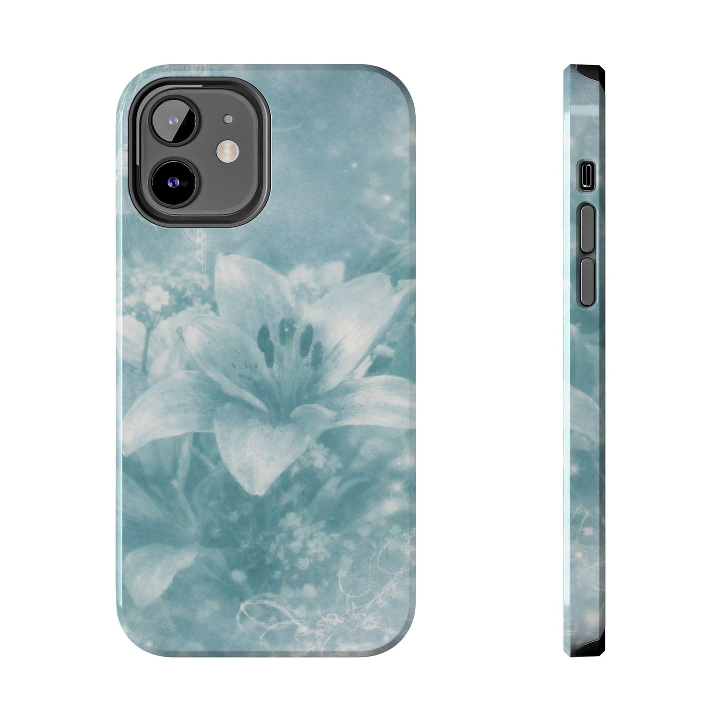 Teal Lily - Protective Phone Case
