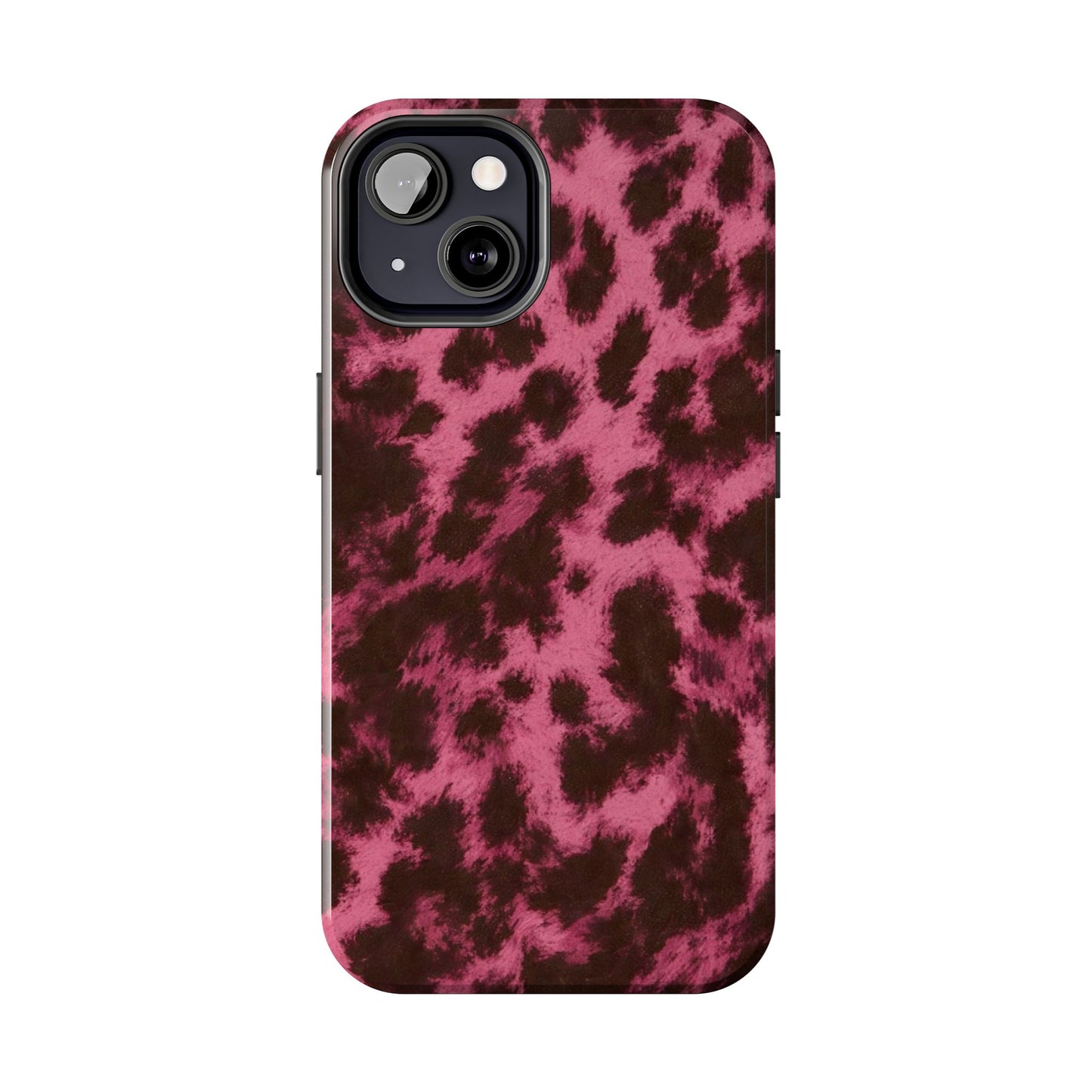 Pink Leopard Print - Protective Phone Case