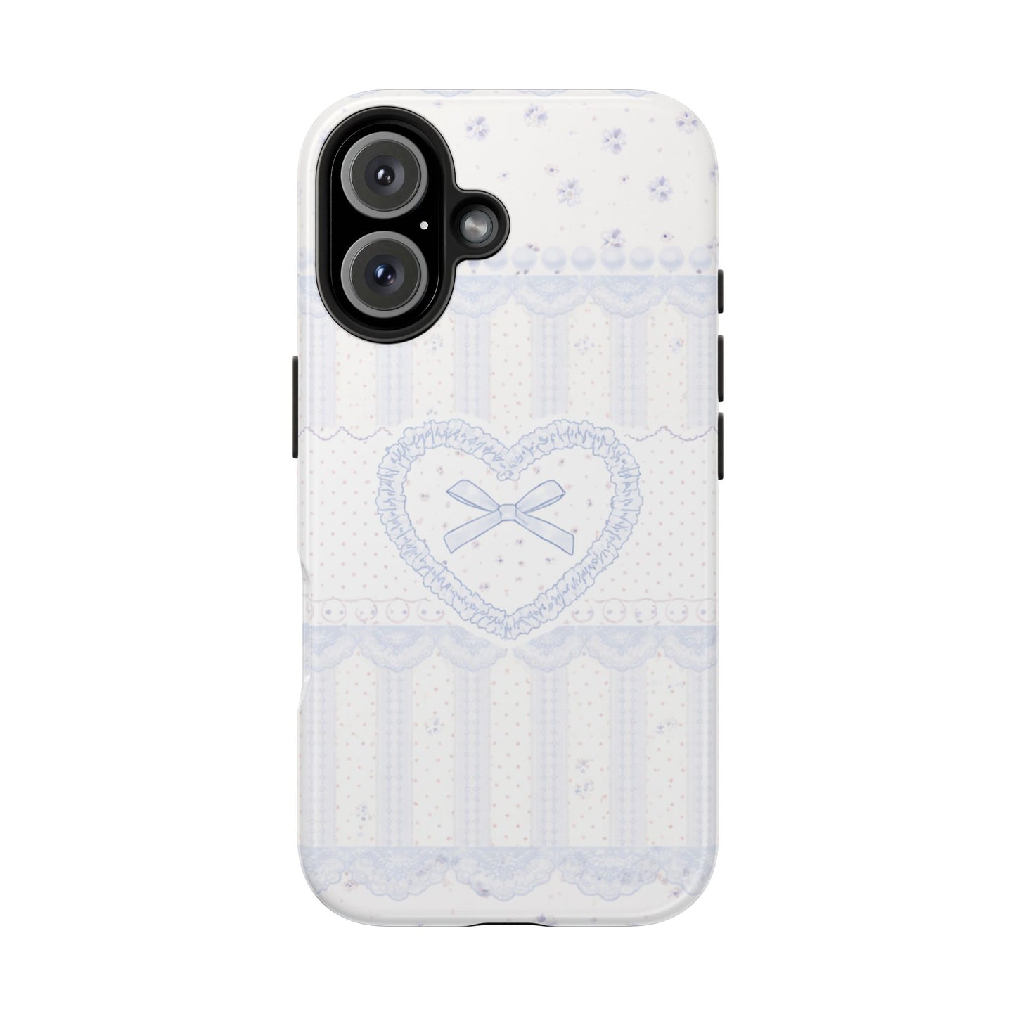 Coquette Blue Lace - Protective Phone Case