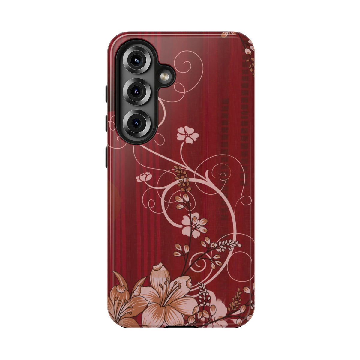 Crimson Bloom - Protective Phone Case