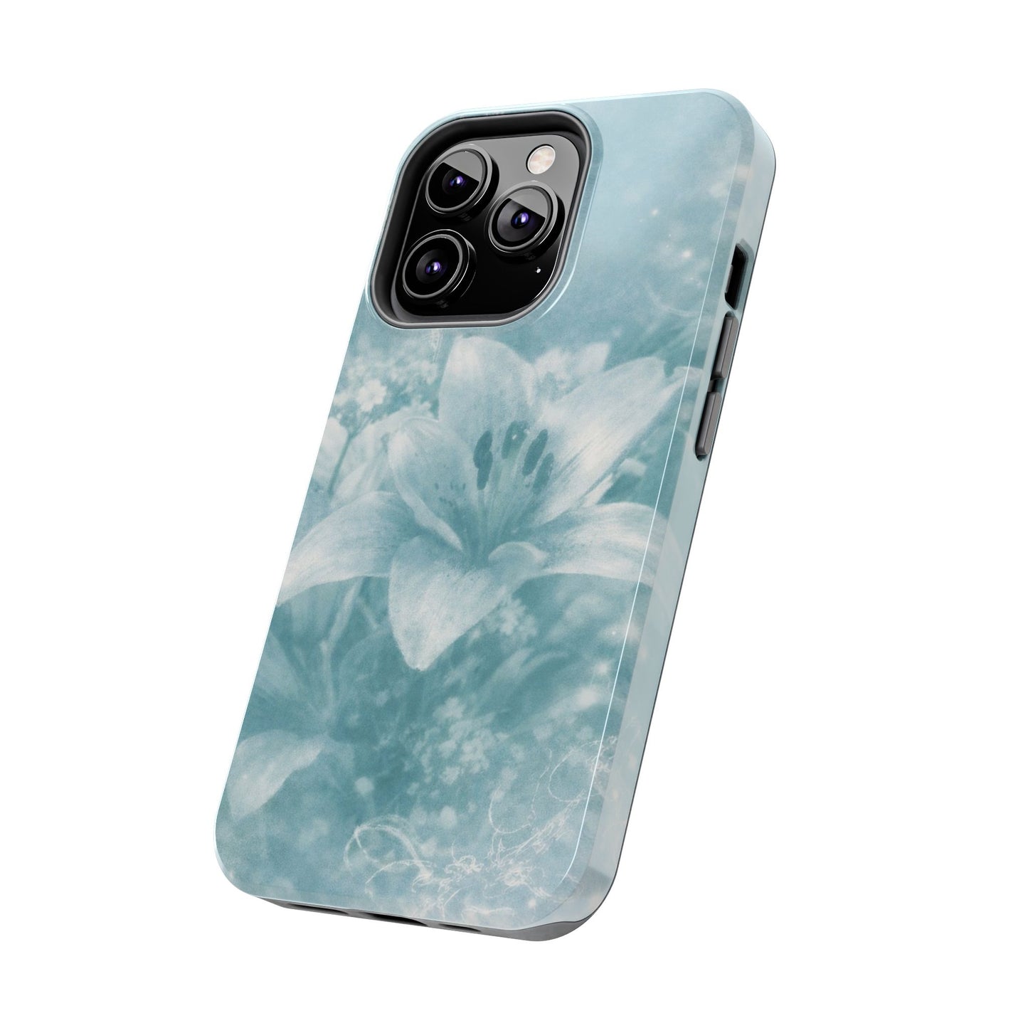 Teal Lily - Protective Phone Case
