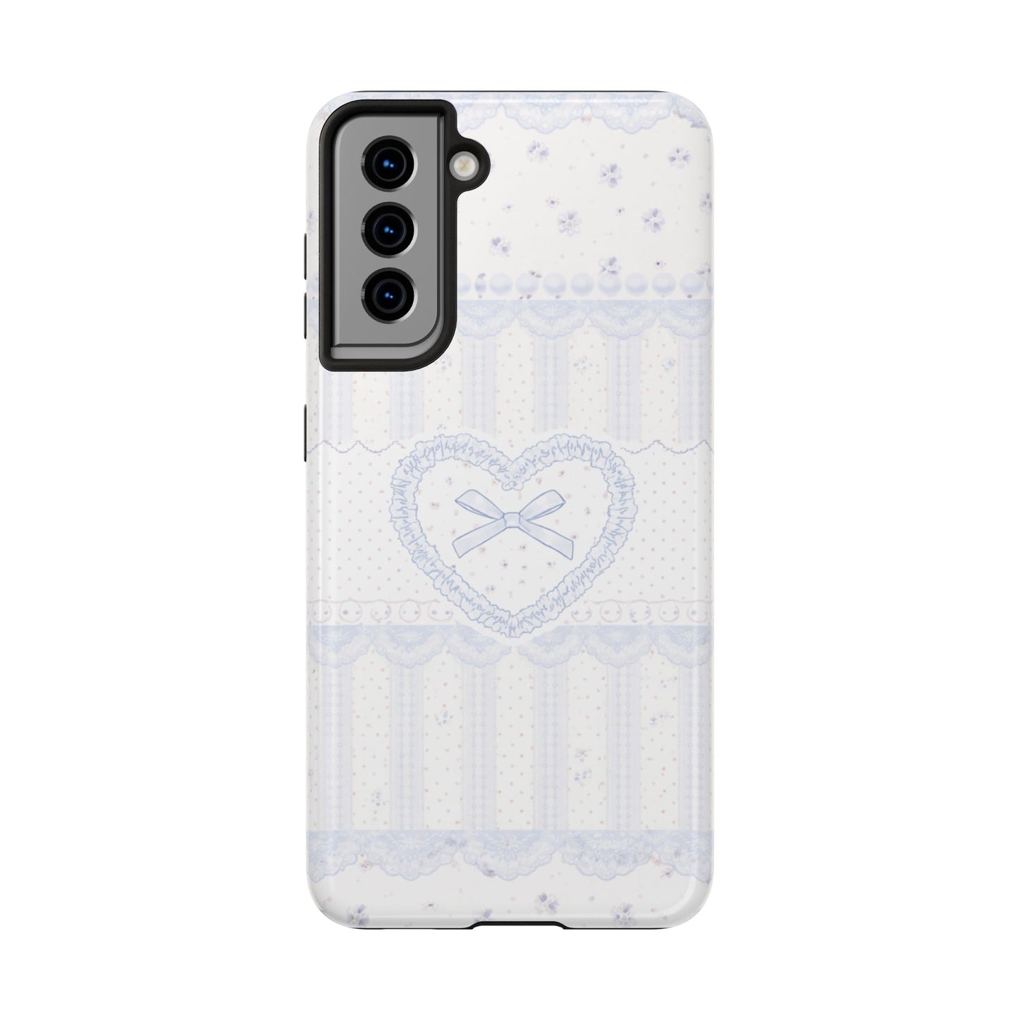 Coquette Blue Lace - Protective Phone Case