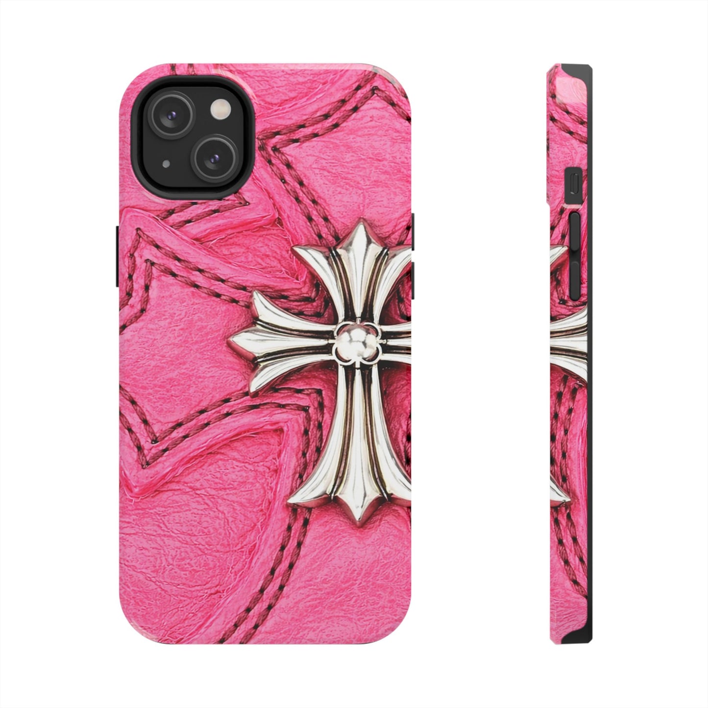Pink Cross - Protective Phone Case