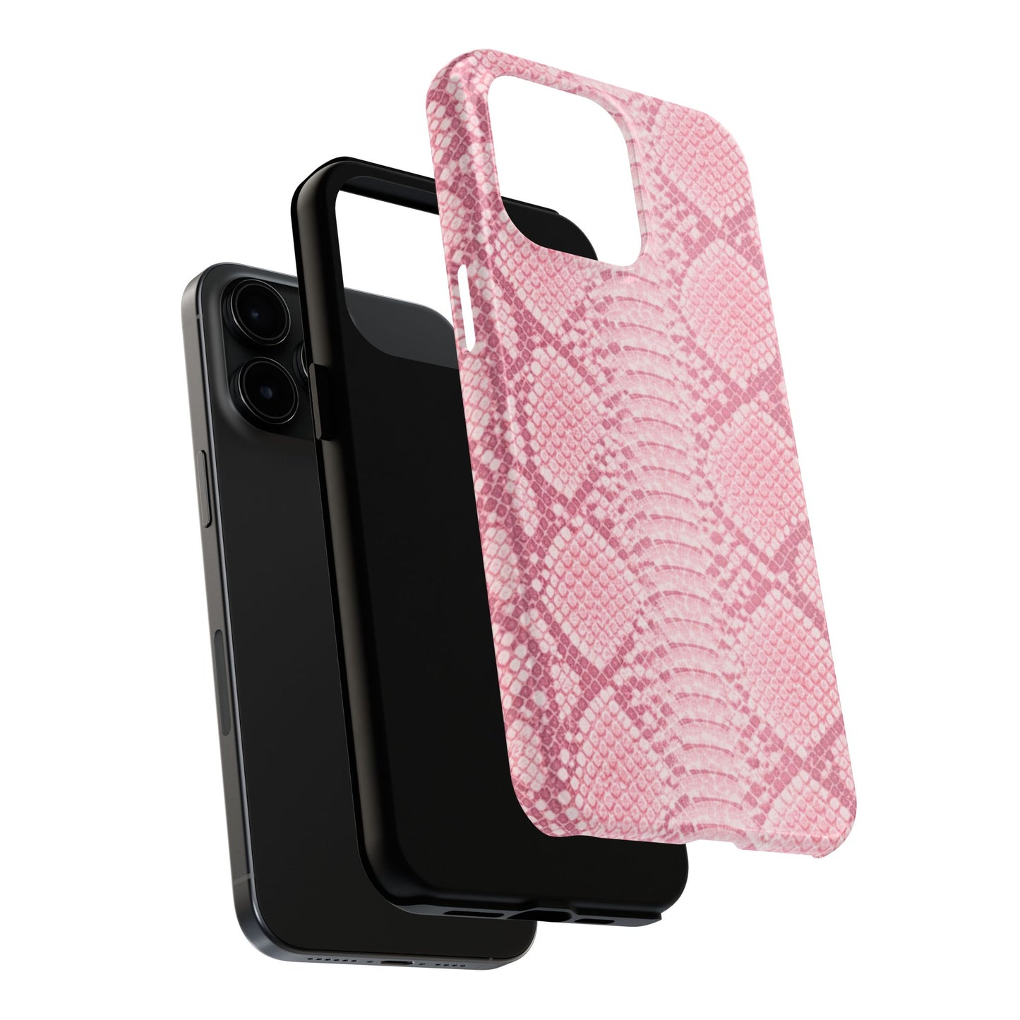 Pink Snake Skin - Protective Phone Case