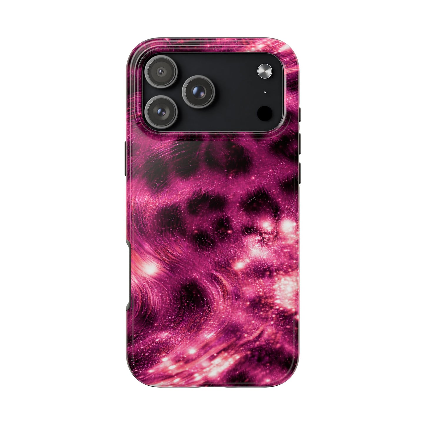Magenta Y2K Leopard - Protective Phone Case