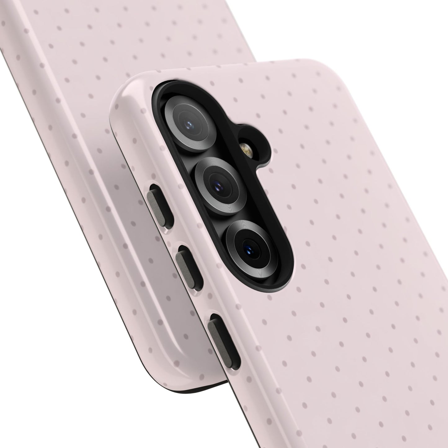 Blush Pink Polka Dot - Protective Phone Case