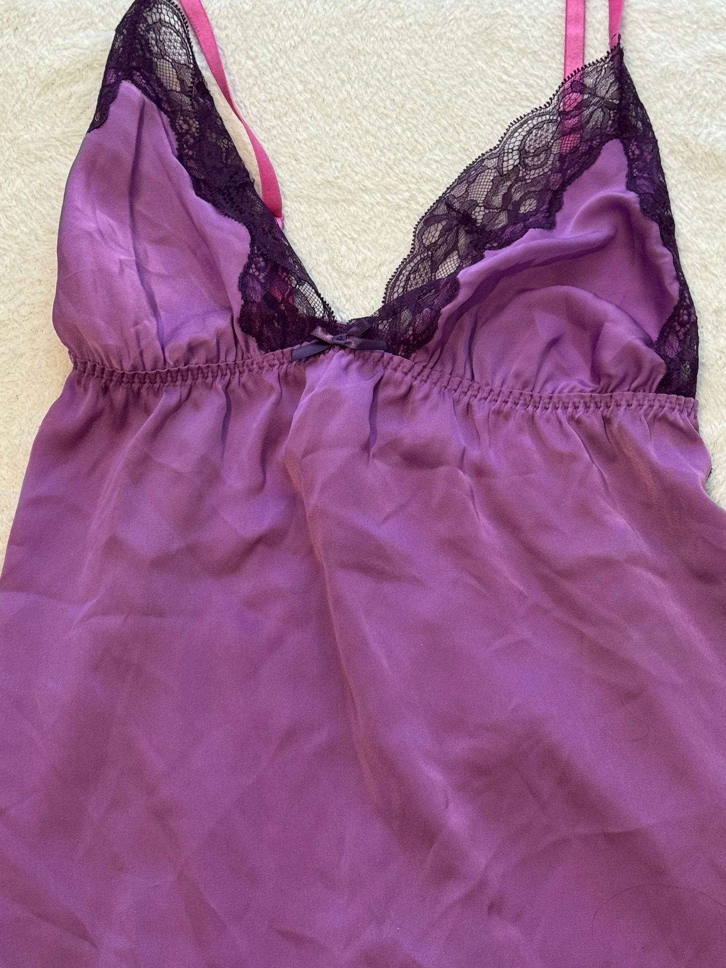 Purple Lace Top with Bow