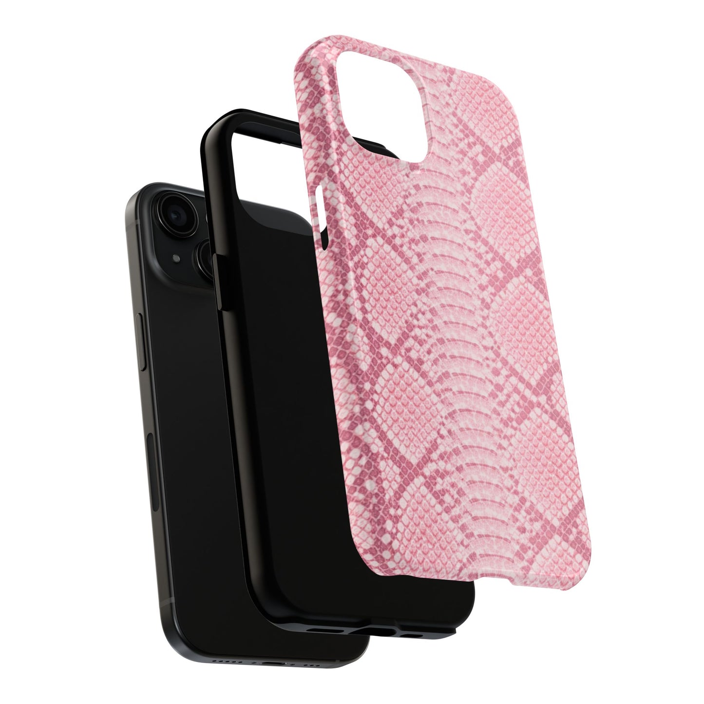 Pink Snake Skin - Protective Phone Case