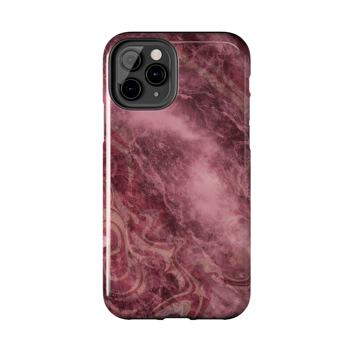 Marble Magenta - Protective Phone Case