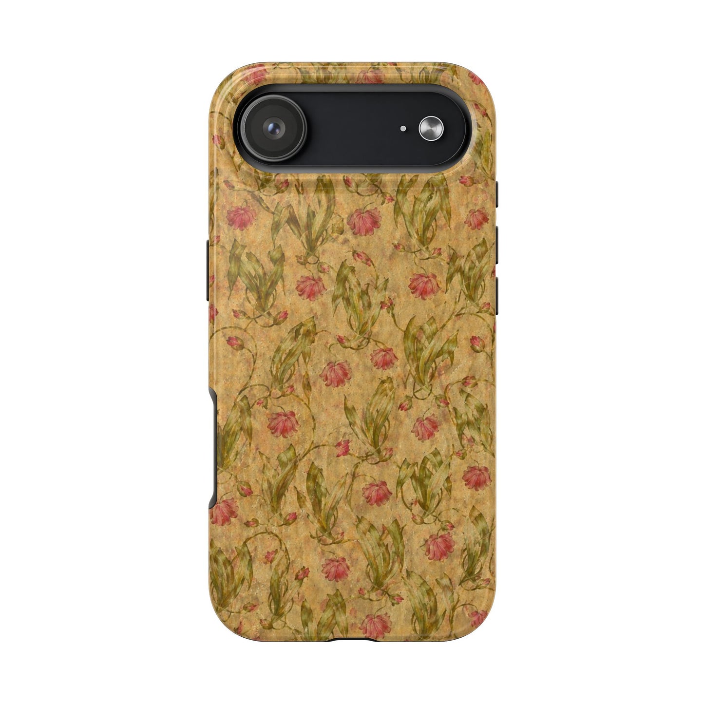 Roses on Aged Paper - Protective Phone Case