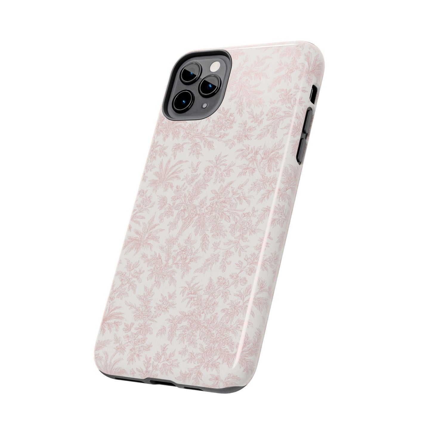 Blush Pink Floral - Protective Phone Case