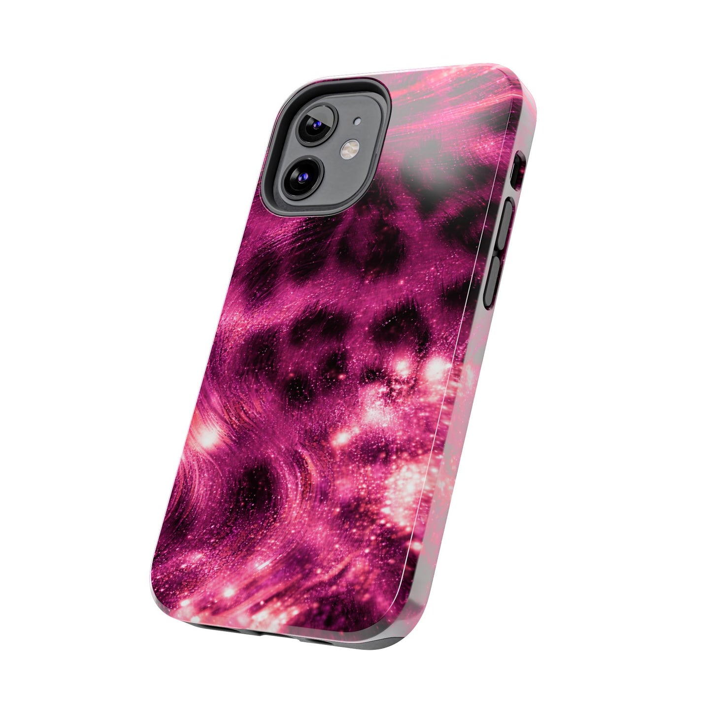 Magenta Y2K Leopard - Protective Phone Case