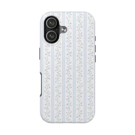 Vintage Blue Vine - Protective Phone Case