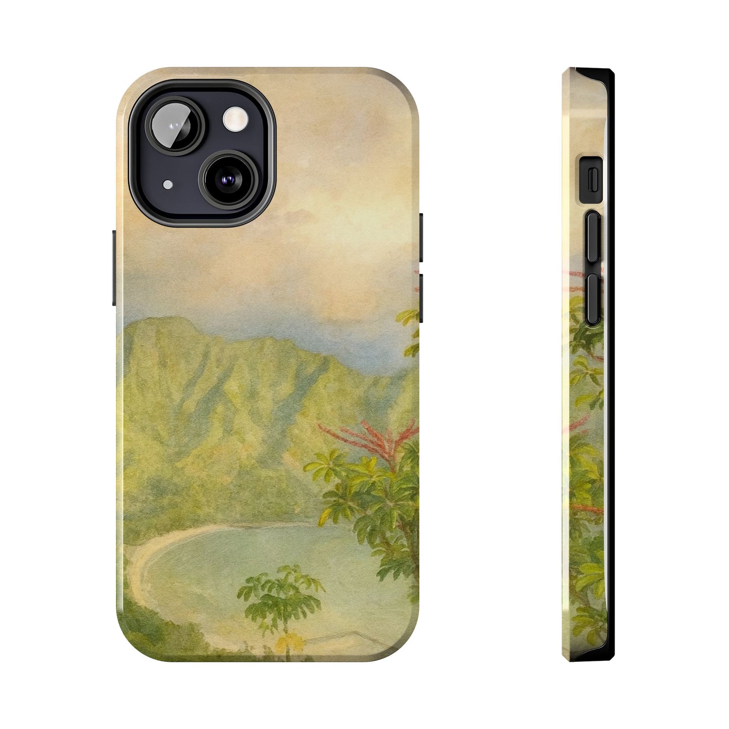 Vintage Tropical Beach - Protective Phone Case