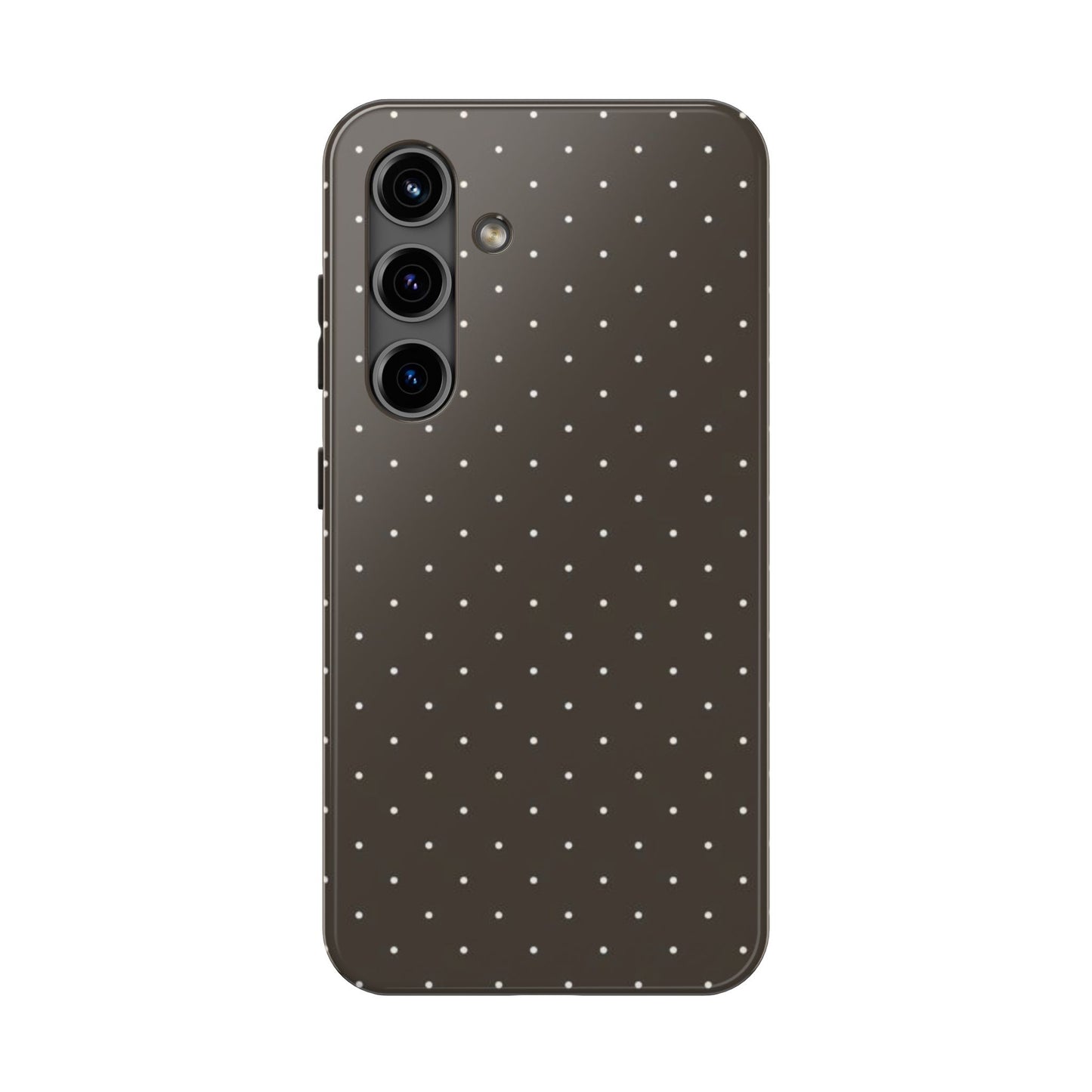 Brown Mini Polka Dot - Protective Phone Case