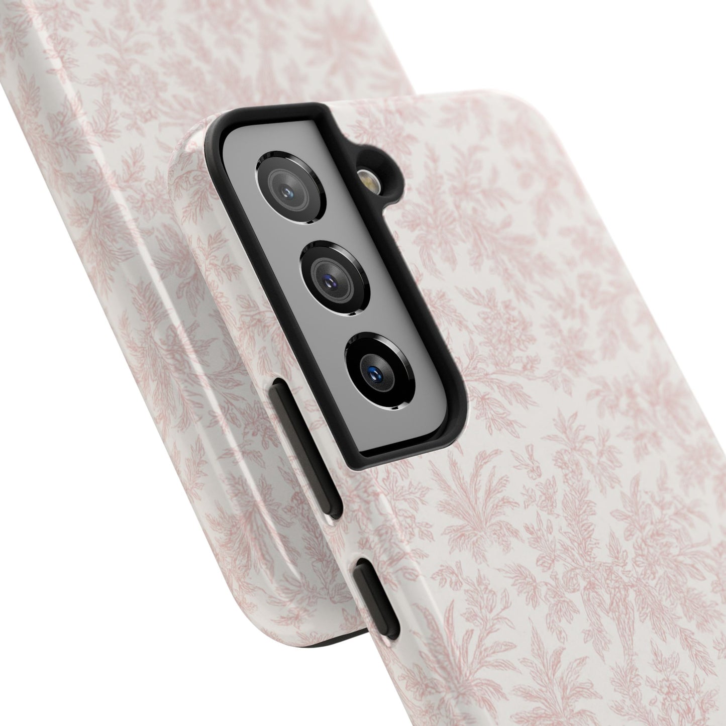 Blush Pink Floral - Protective Phone Case