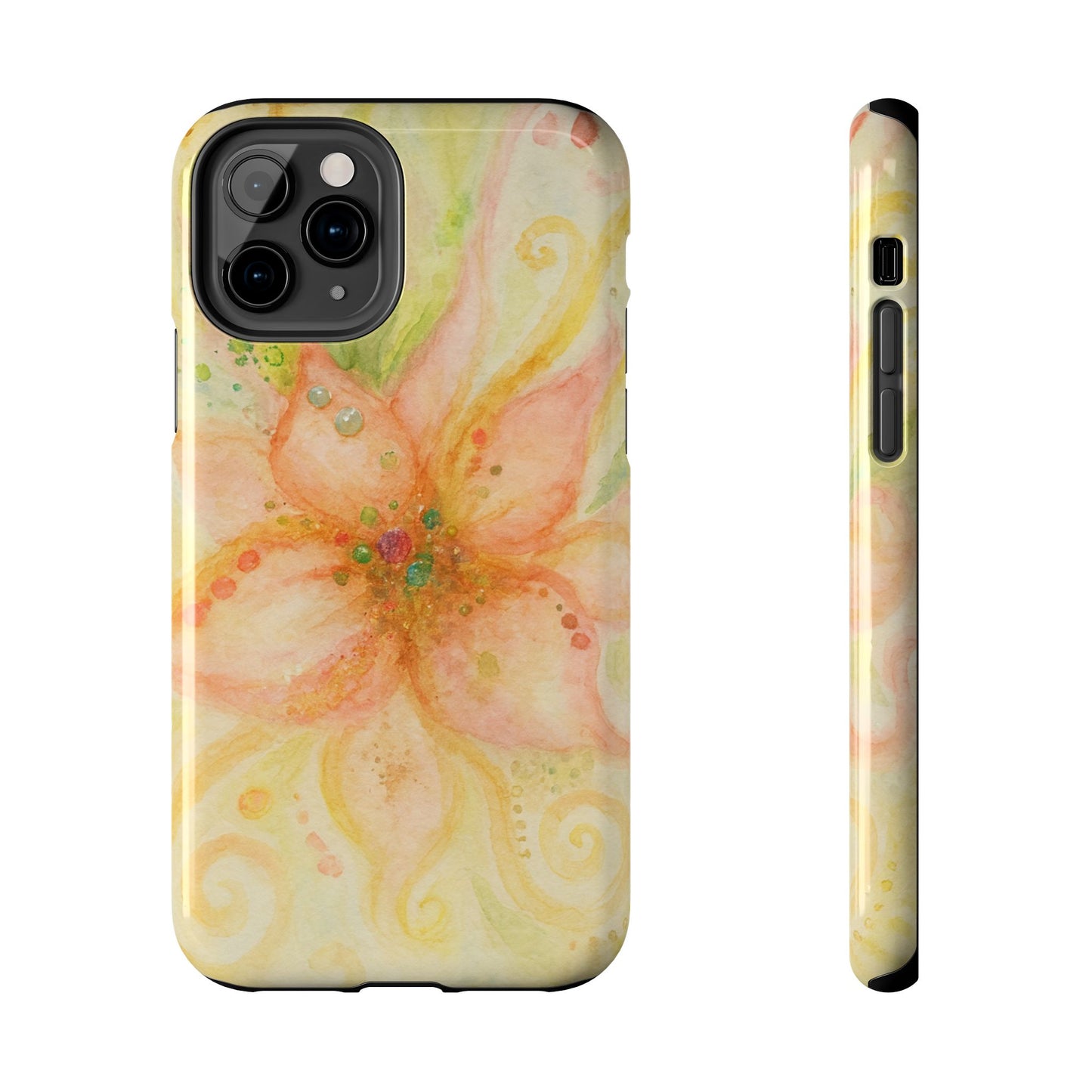 Shimmery Flower - Protective Phone Case