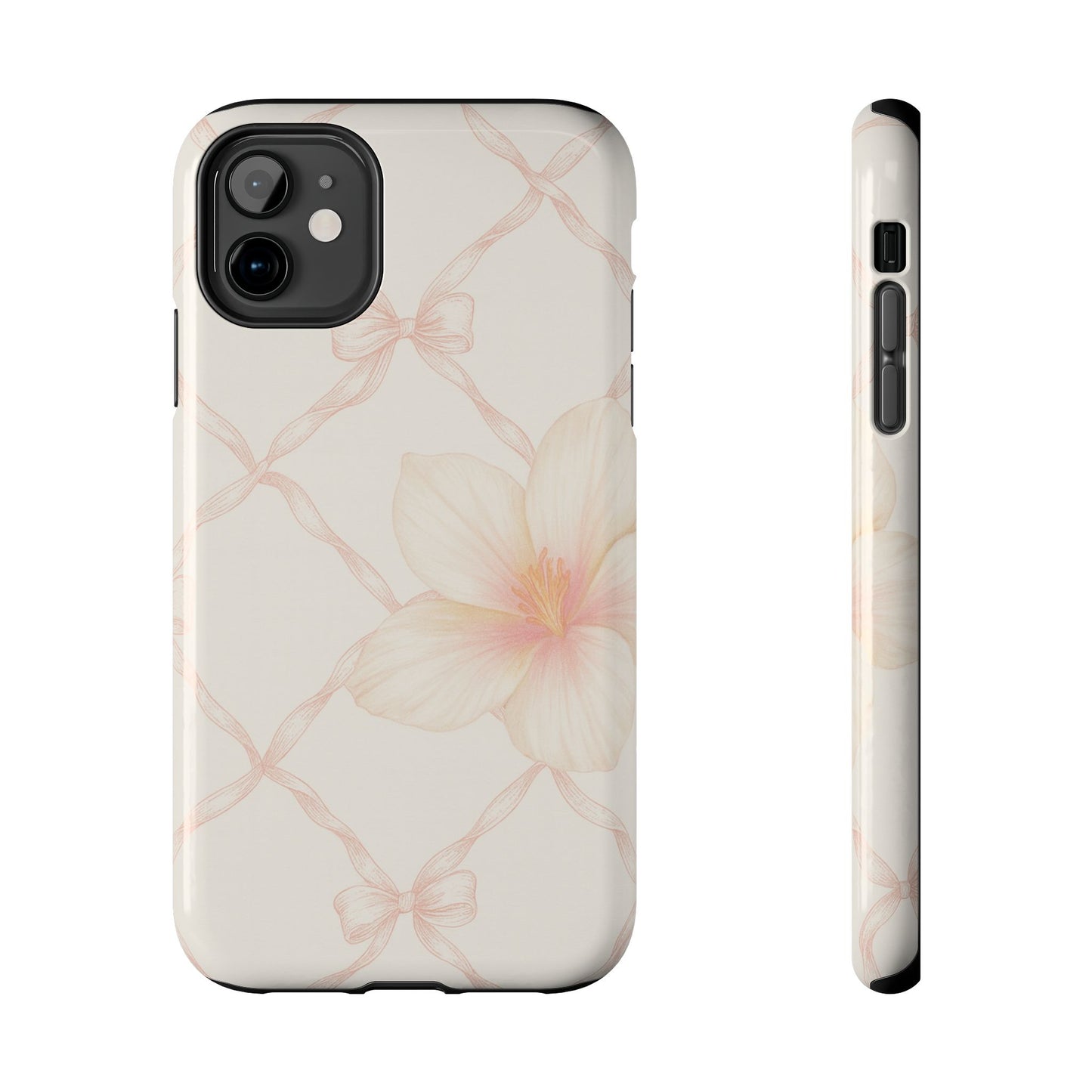 Bows and Botanical - Protective Phone Case