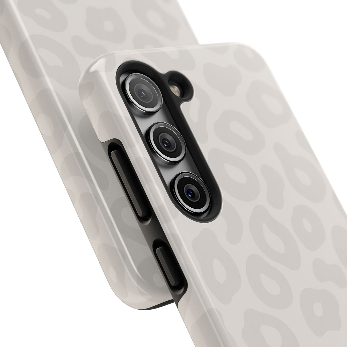 Beige Leopard Tough Phone Case – Protective Animal Print Phone Cover