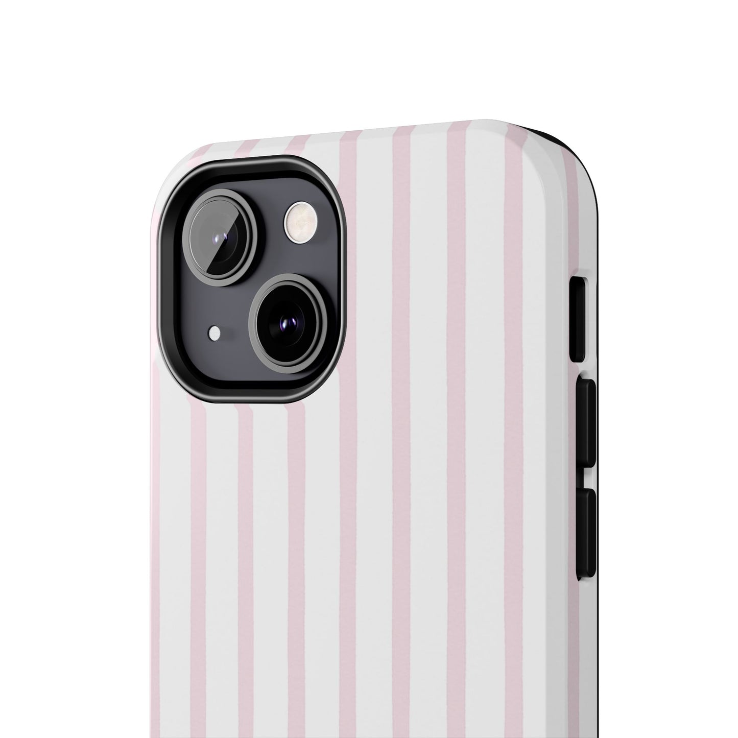 Pink Vertical Stripes - Protective Phone Case