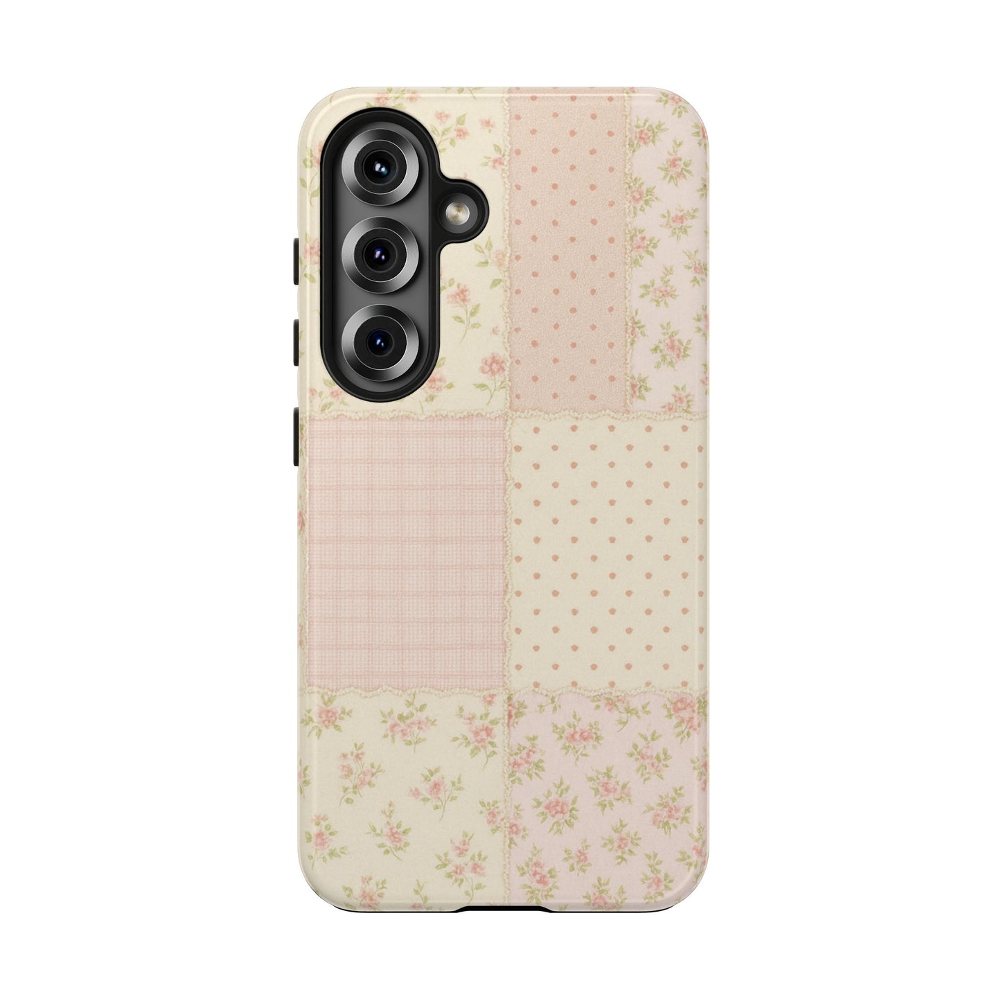 Floral Patchwork Quilt - Protective Phone Case