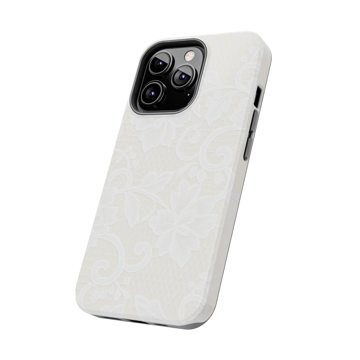 White Lace - Protective Phone Case
