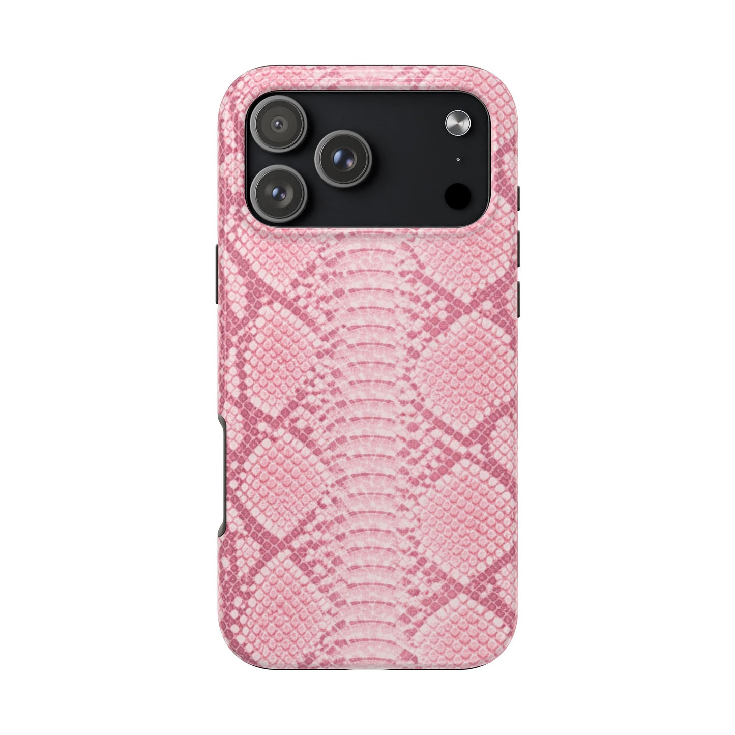 Pink Snake Skin - Protective Phone Case