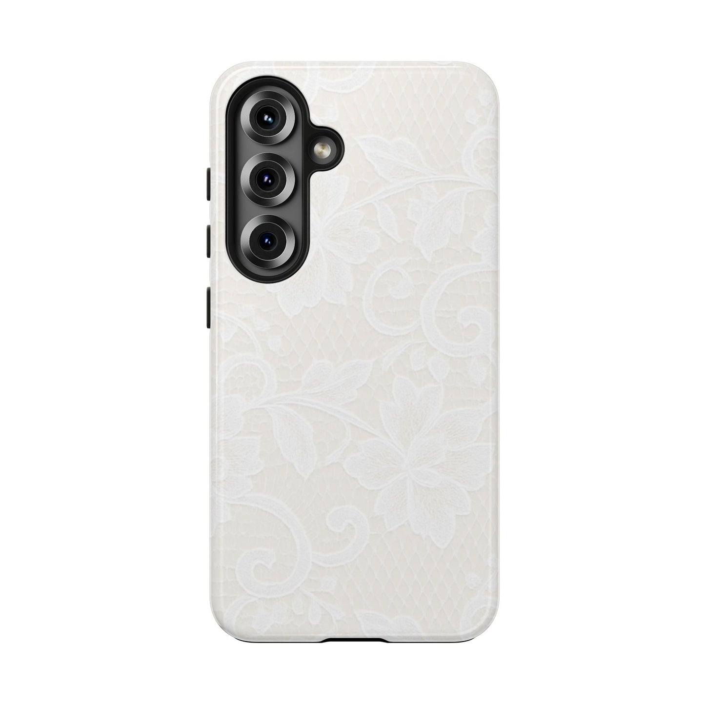 White Lace - Protective Phone Case