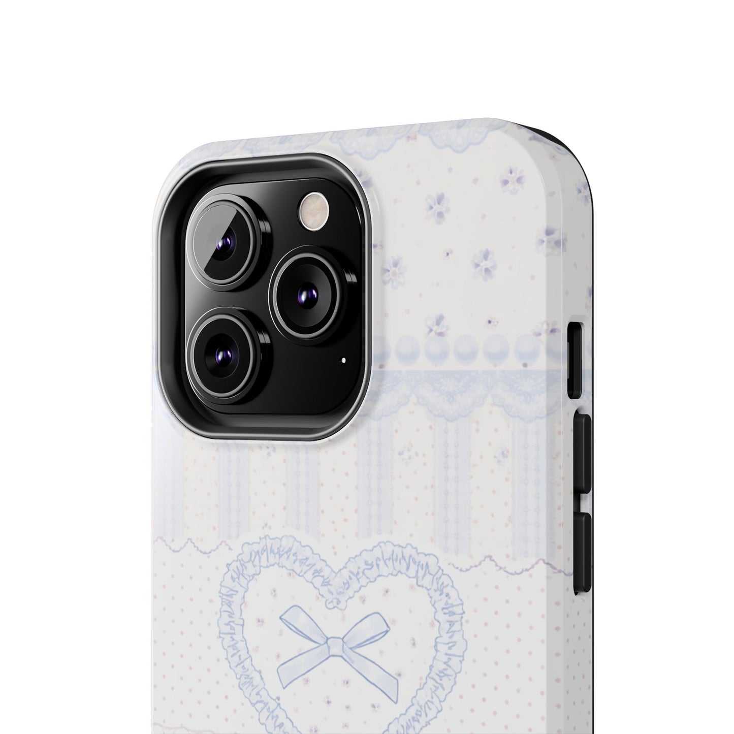 Coquette Blue Lace - Protective Phone Case