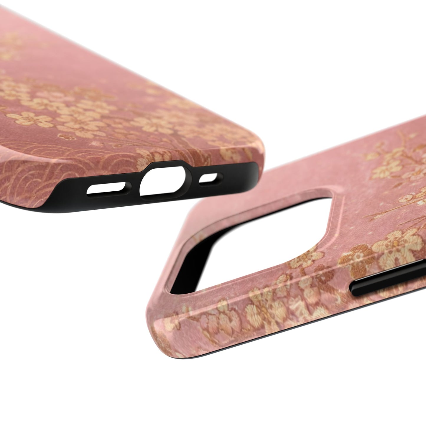 Pink Gold Cherry Blossom - Protective Phone Case