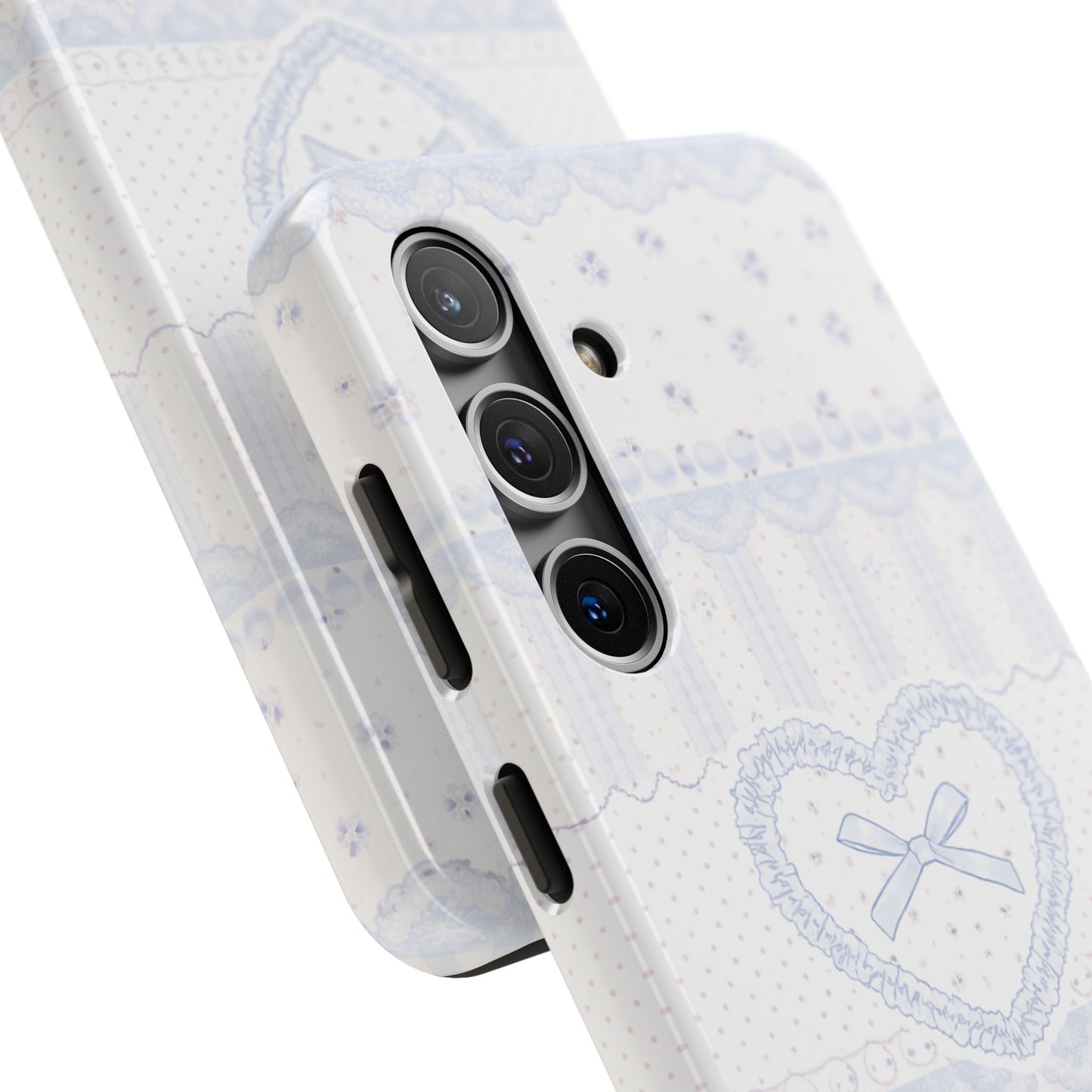 Coquette Blue Lace - Protective Phone Case