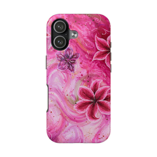 Watercolor Hibiscus - Protective Phone Case