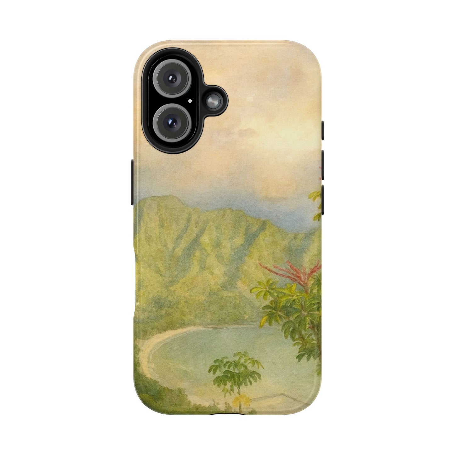 Vintage Tropical Beach - Protective Phone Case