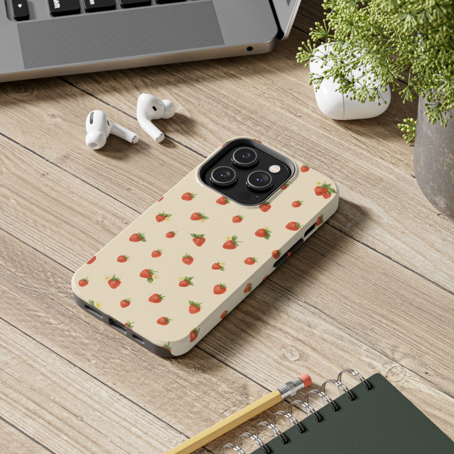 Strawberry Picking - Protective Phone Case