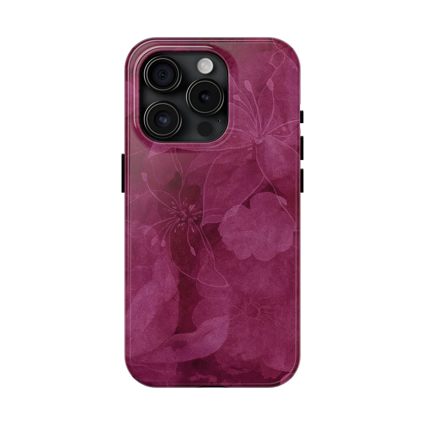 Magenta Petals - Protective Phone Case