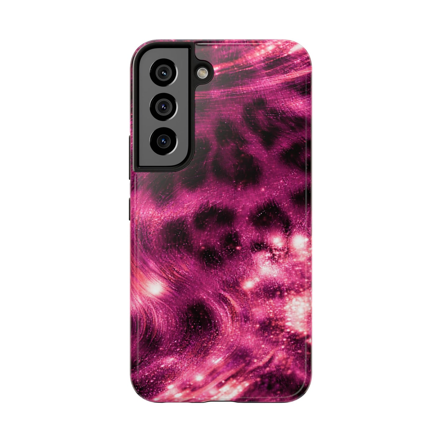 Magenta Y2K Leopard - Protective Phone Case