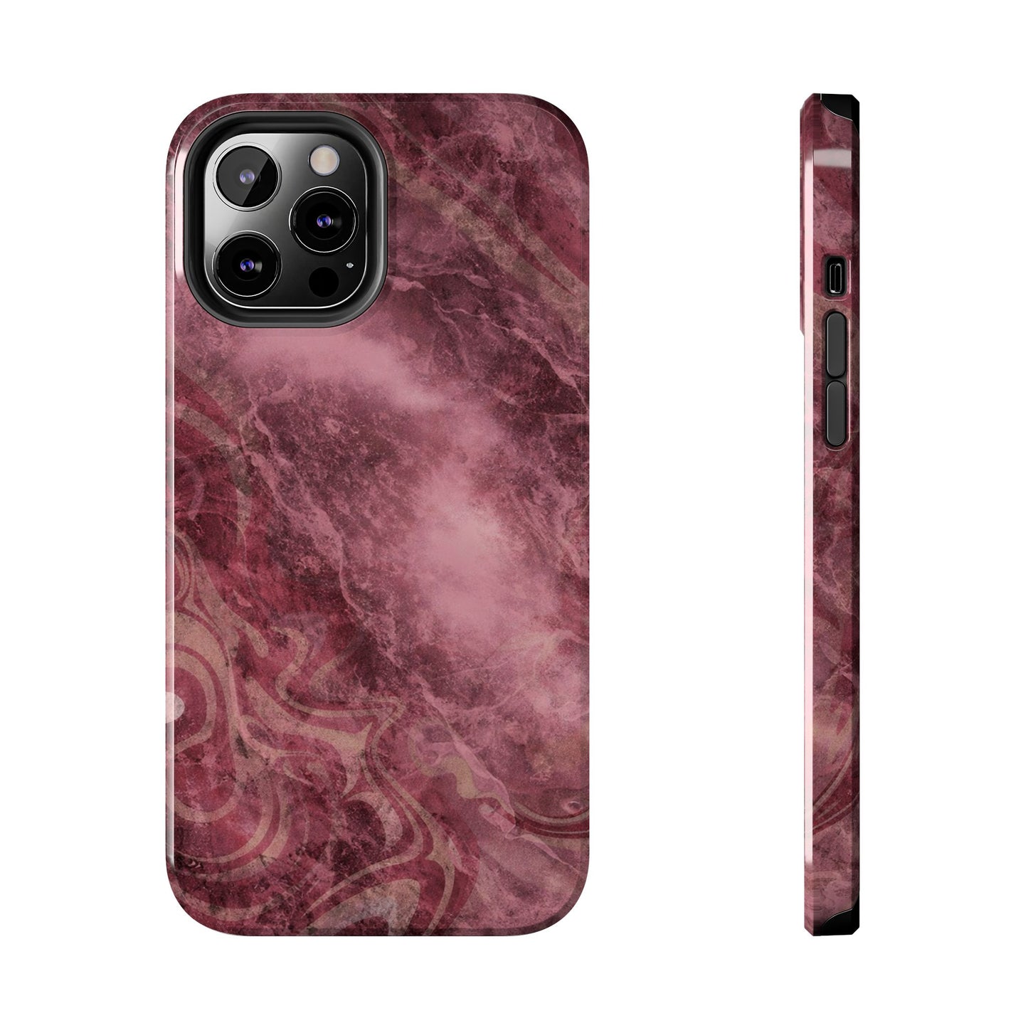 Marble Magenta - Protective Phone Case