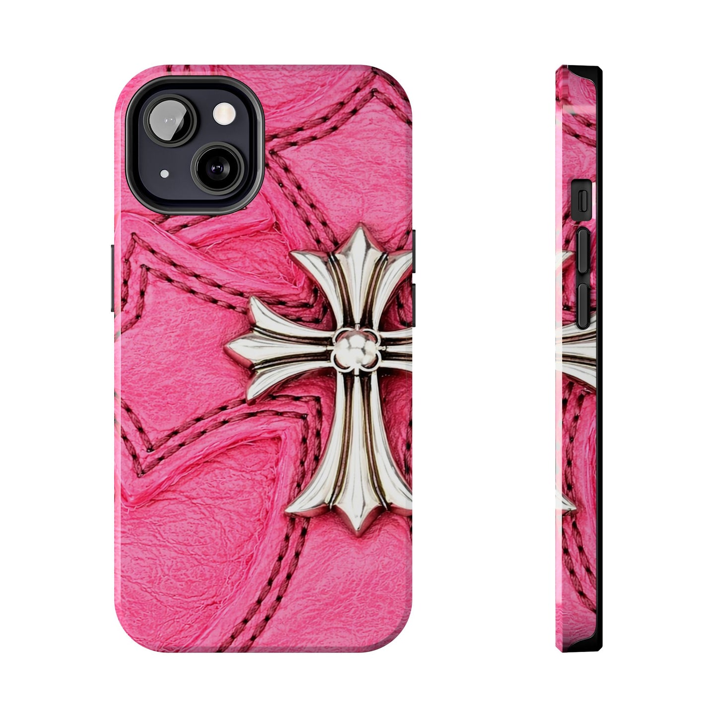 Pink Cross - Protective Phone Case