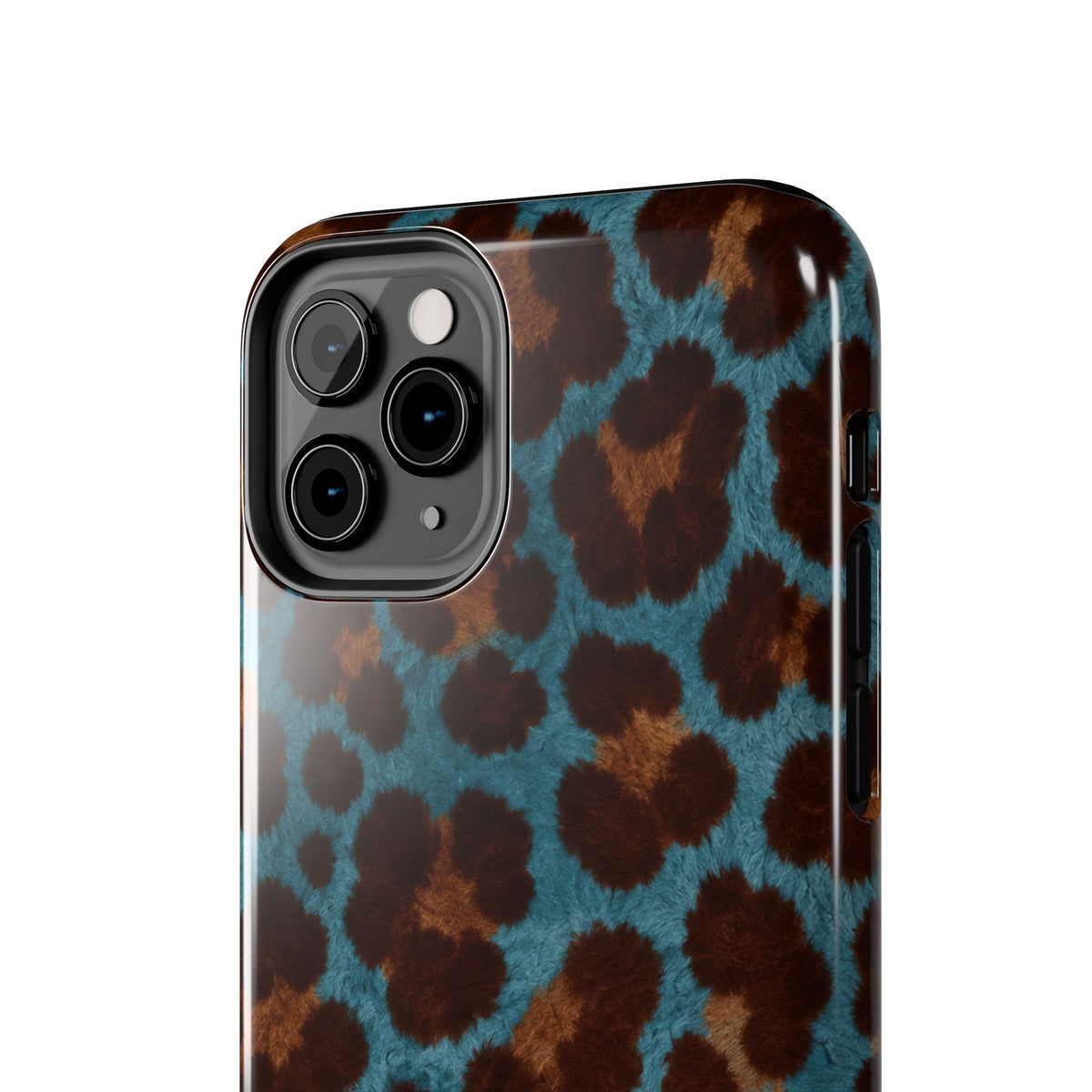 Teal Leopard - Protective Phone Case
