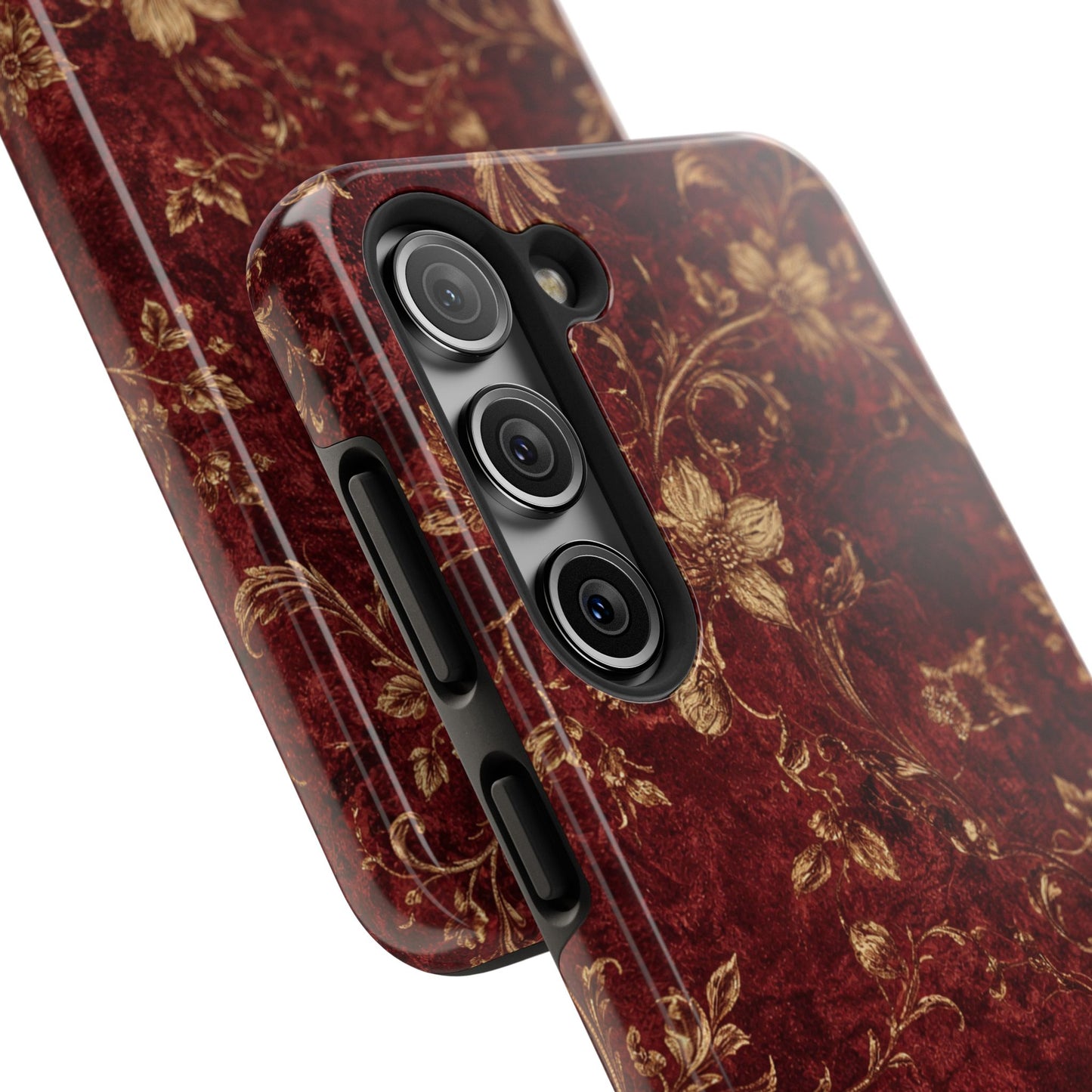 Floral Burgundy - Protective Phone Case
