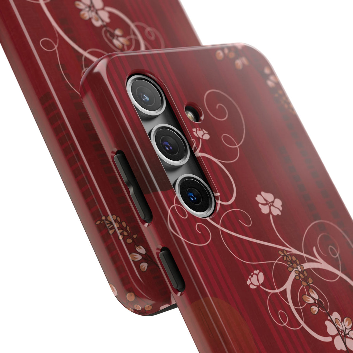Crimson Bloom - Protective Phone Case