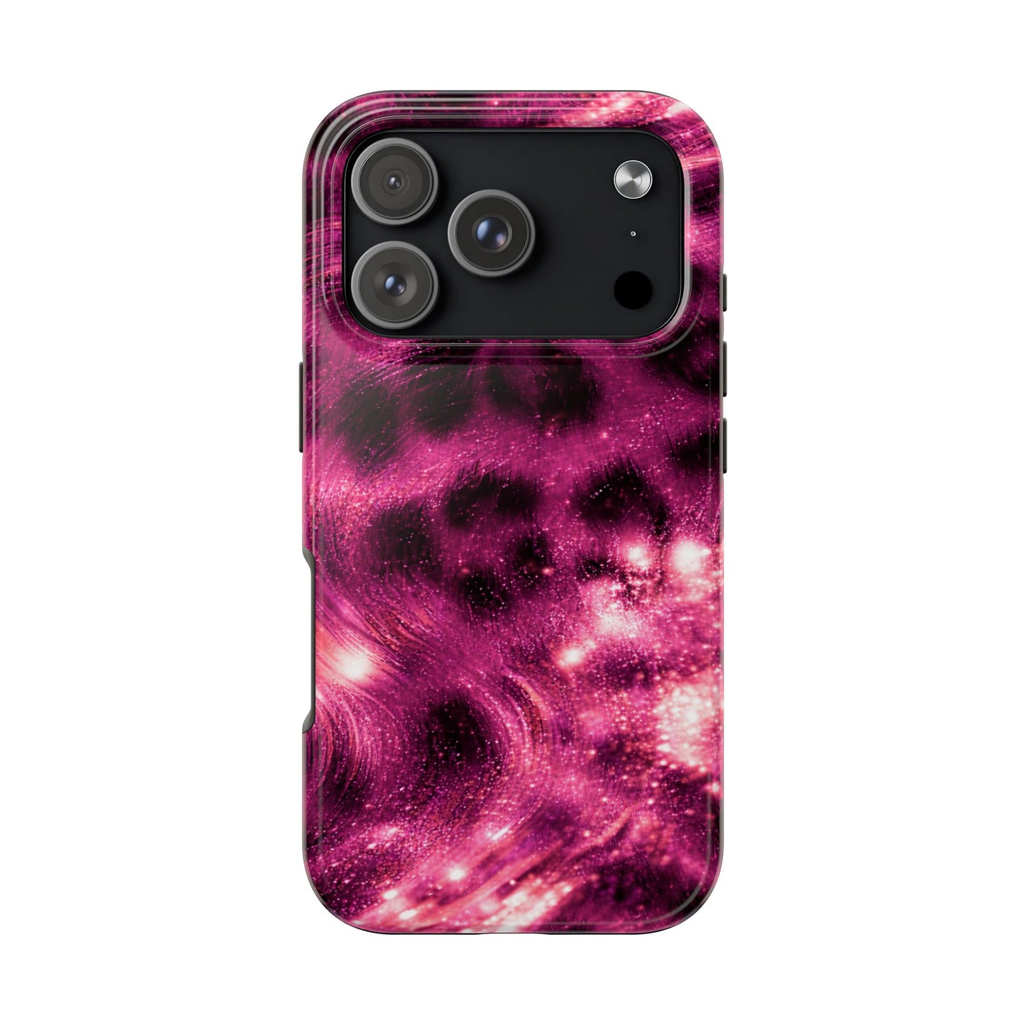 Magenta Y2K Leopard - Protective Phone Case
