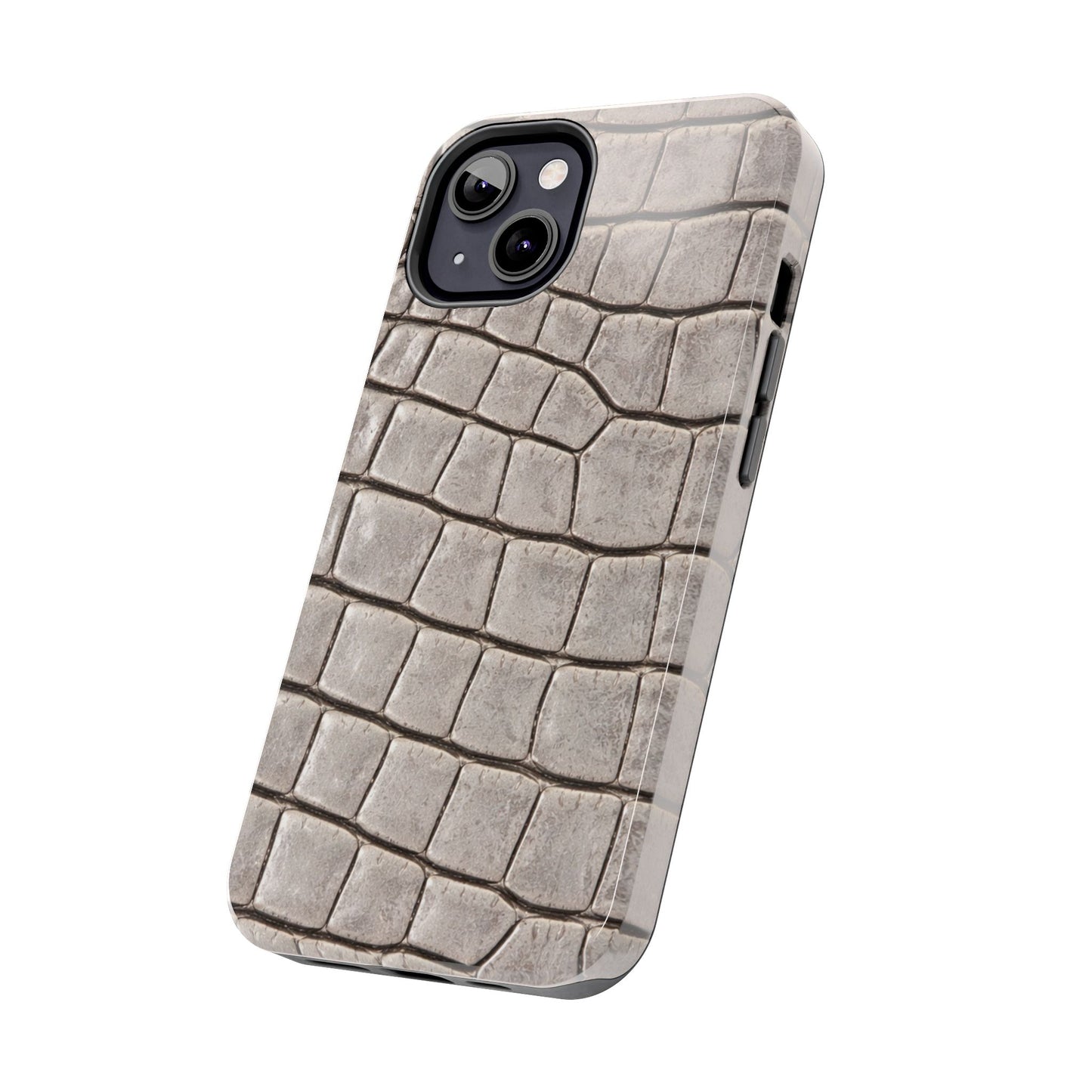 2000s Grey Crocodile - Protective Phone Case