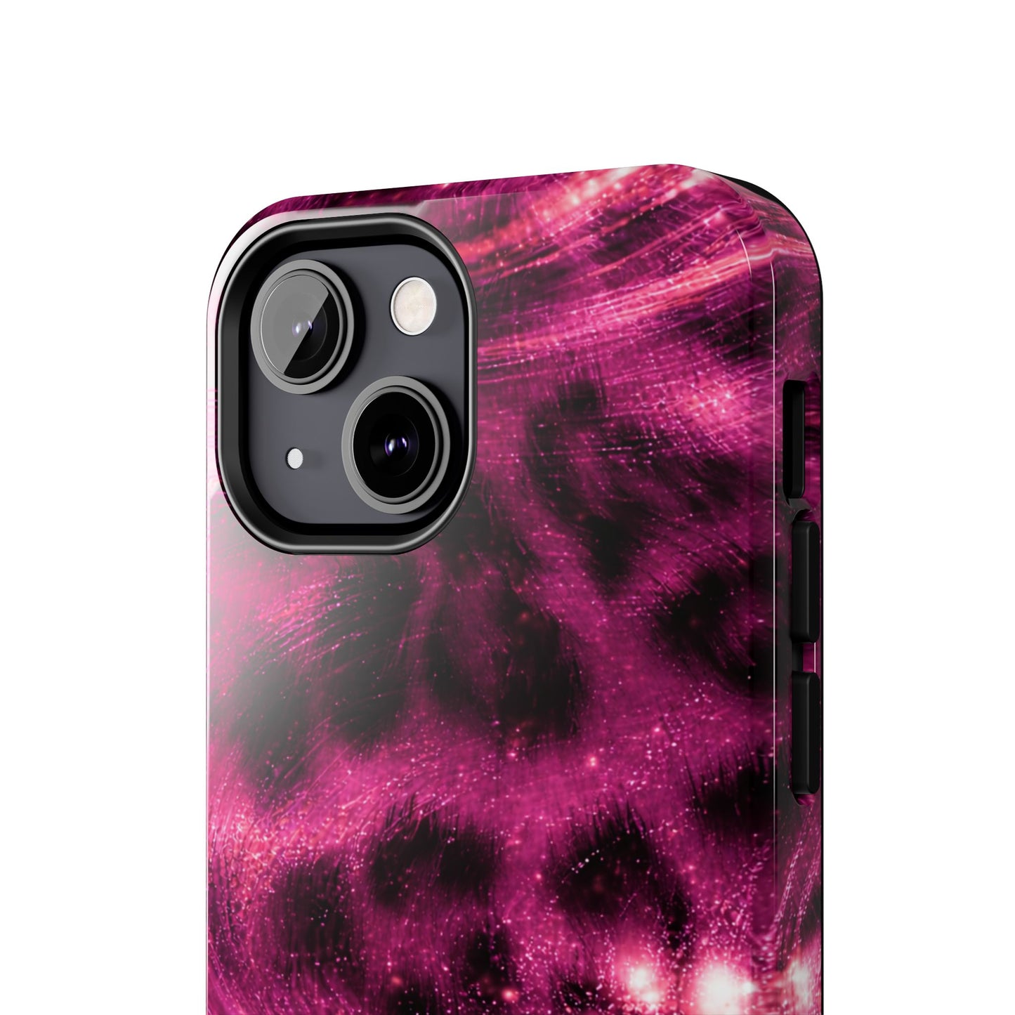 Magenta Y2K Leopard - Protective Phone Case