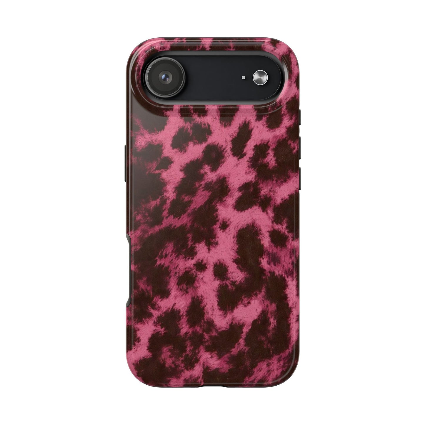 Pink Leopard Print - Protective Phone Case