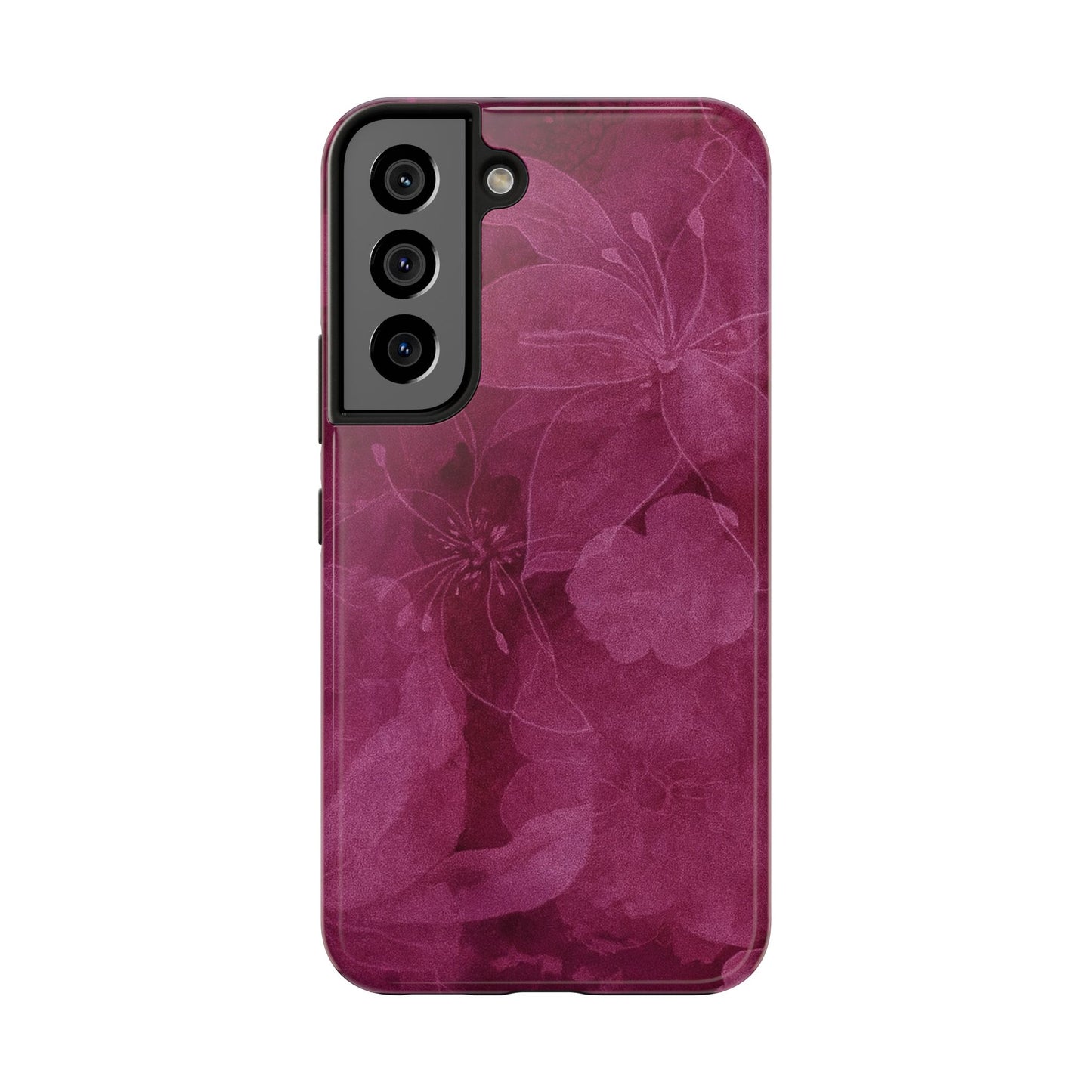 Magenta Petals - Protective Phone Case